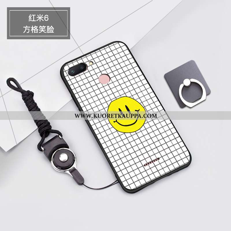 Kuori Xiaomi Redmi 6, Kuoret Xiaomi Redmi 6, Kotelo Xiaomi Redmi 6 Sarjakuva Ihana Punainen Murtumat