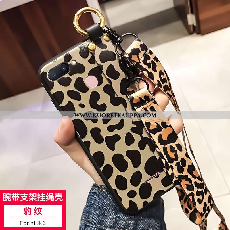 Kuori Xiaomi Redmi 6, Kuoret Xiaomi Redmi 6, Kotelo Xiaomi Redmi 6 Silikoni Persoonallisuus Punainen