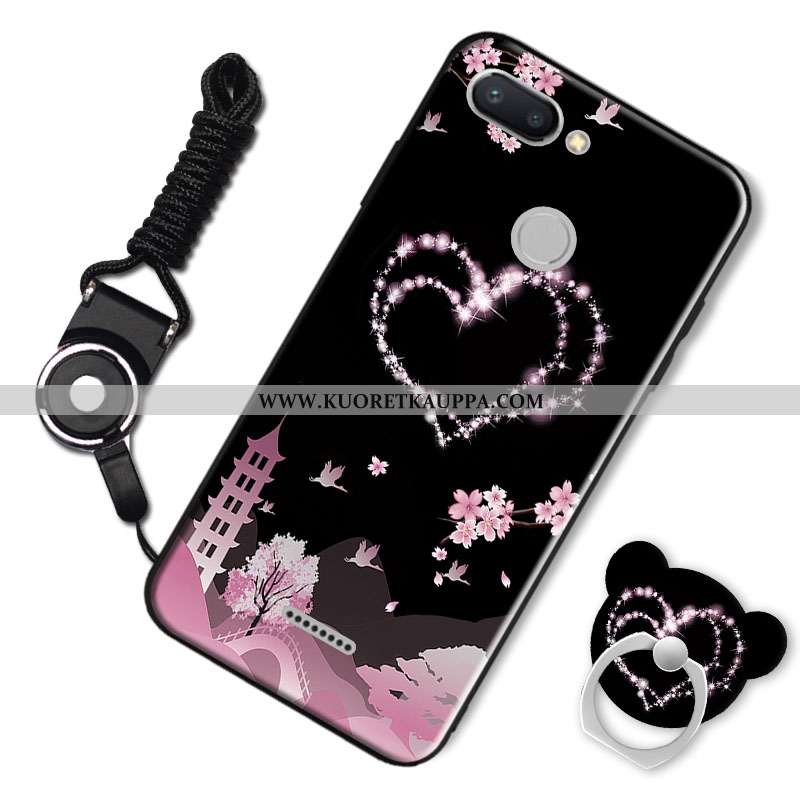 Kuori Xiaomi Redmi 6, Kuoret Xiaomi Redmi 6, Kotelo Xiaomi Redmi 6 Silikoni Suojaus Murtumaton Punai