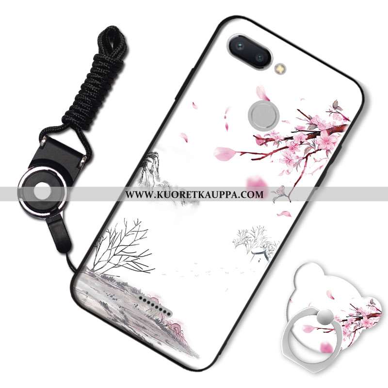 Kuori Xiaomi Redmi 6, Kuoret Xiaomi Redmi 6, Kotelo Xiaomi Redmi 6 Silikoni Suojaus Murtumaton Punai