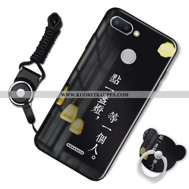 Kuori Xiaomi Redmi 6, Kuoret Xiaomi Redmi 6, Kotelo Xiaomi Redmi 6 Silikoni Suojaus Murtumaton Punai