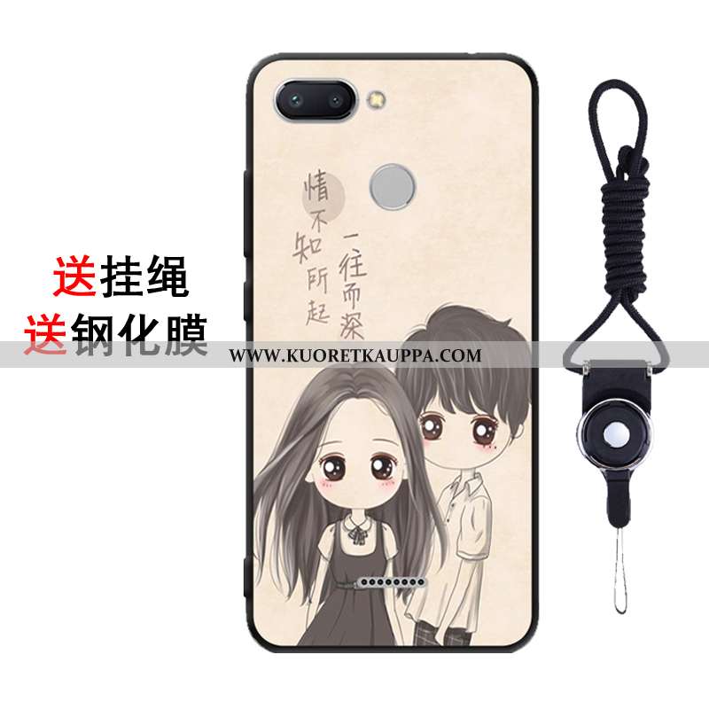 Kuori Xiaomi Redmi 6, Kuoret Xiaomi Redmi 6, Kotelo Xiaomi Redmi 6 Silikoni Suojaus Opiskelija Suunt