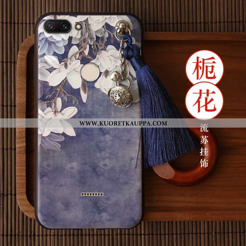 Kuori Xiaomi Redmi 6, Kuoret Xiaomi Redmi 6, Kotelo Xiaomi Redmi 6 Silikoni Suojaus Punainen Kiinala