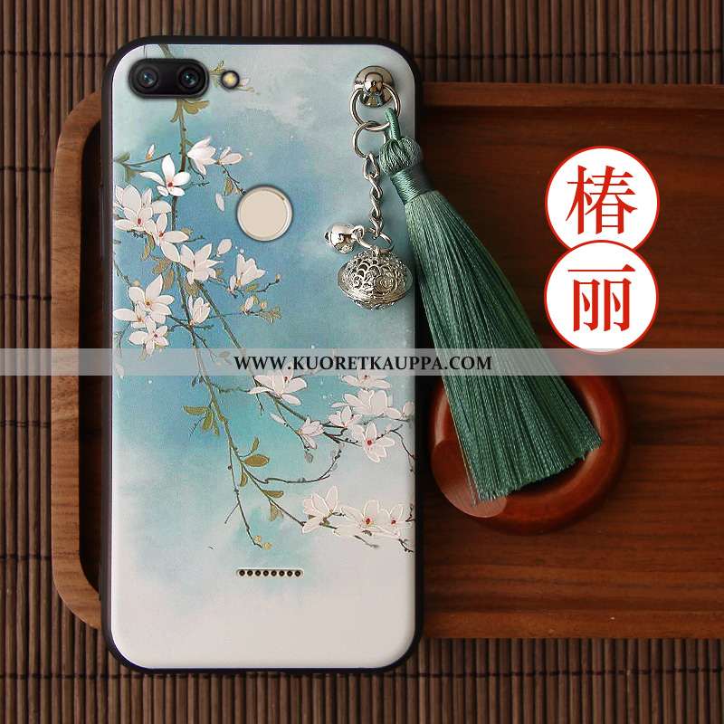 Kuori Xiaomi Redmi 6, Kuoret Xiaomi Redmi 6, Kotelo Xiaomi Redmi 6 Silikoni Suojaus Punainen Kiinala