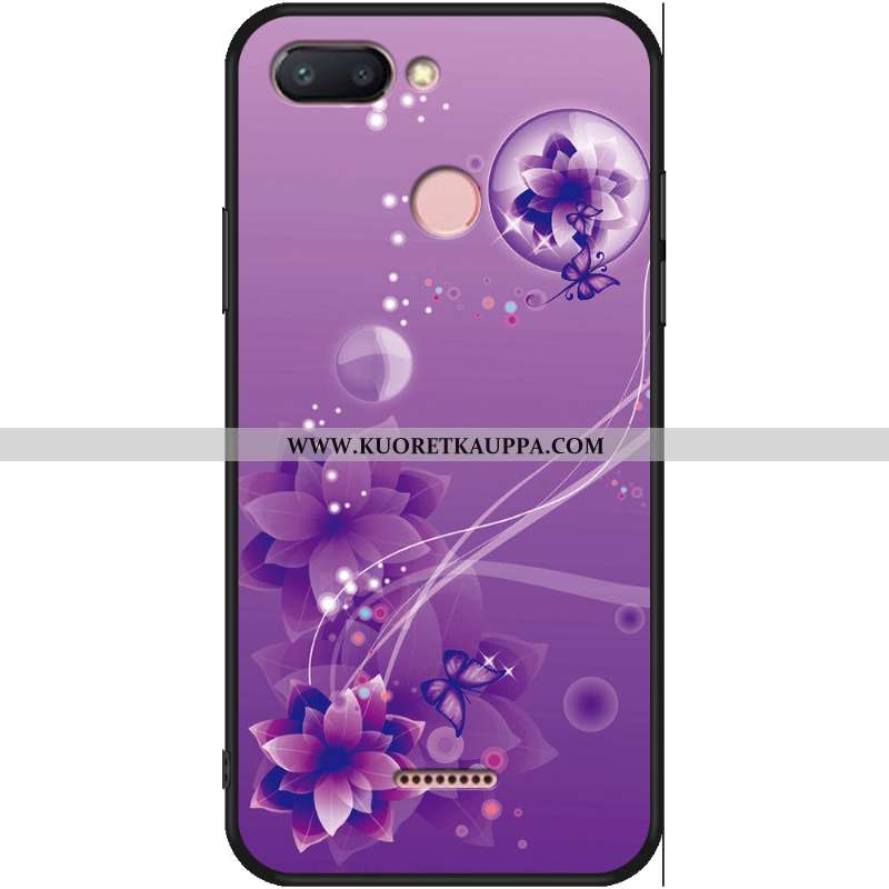 Kuori Xiaomi Redmi 6, Kuoret Xiaomi Redmi 6, Kotelo Xiaomi Redmi 6 Silikoni Suojaus Punainen Rengas 