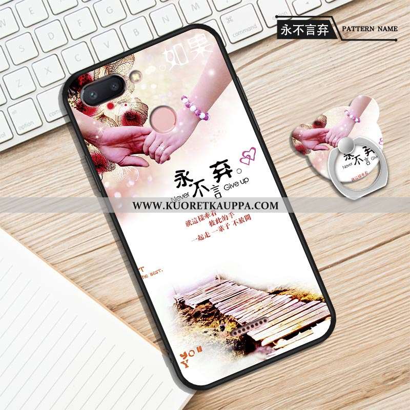 Kuori Xiaomi Redmi 6, Kuoret Xiaomi Redmi 6, Kotelo Xiaomi Redmi 6 Silikoni Suojaus Punainen Rengas 