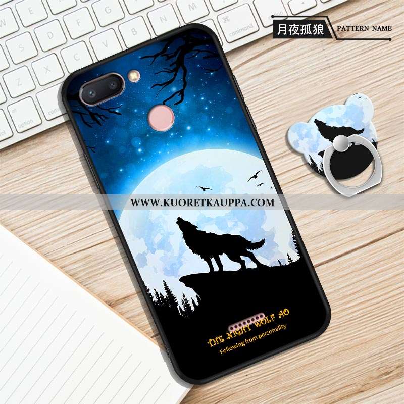 Kuori Xiaomi Redmi 6, Kuoret Xiaomi Redmi 6, Kotelo Xiaomi Redmi 6 Silikoni Suojaus Punainen Rengas 