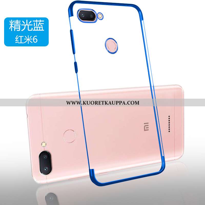 Kuori Xiaomi Redmi 6, Kuoret Xiaomi Redmi 6, Kotelo Xiaomi Redmi 6 Silikoni Suojaus Uusi Valo Yksink