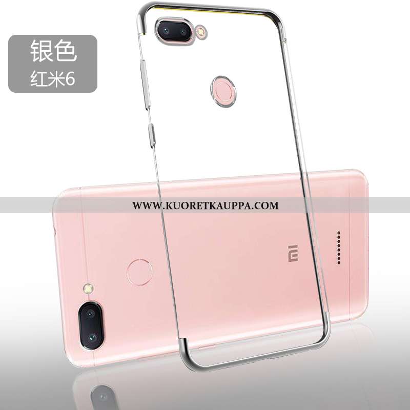 Kuori Xiaomi Redmi 6, Kuoret Xiaomi Redmi 6, Kotelo Xiaomi Redmi 6 Silikoni Suojaus Uusi Valo Yksink