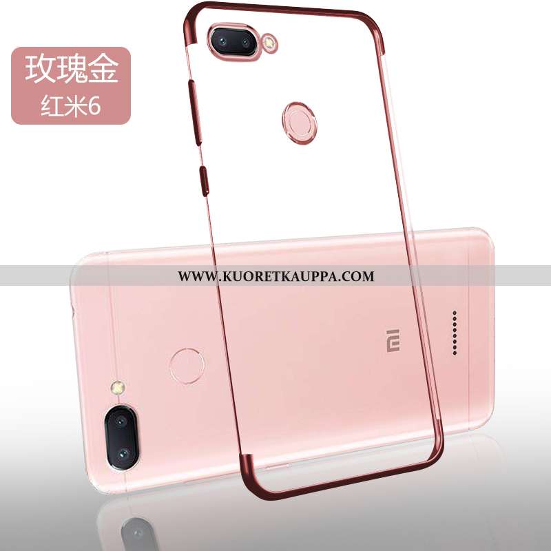Kuori Xiaomi Redmi 6, Kuoret Xiaomi Redmi 6, Kotelo Xiaomi Redmi 6 Silikoni Suojaus Uusi Valo Yksink