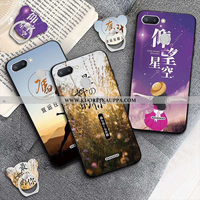 Kuori Xiaomi Redmi 6, Kuoret Xiaomi Redmi 6, Kotelo Xiaomi Redmi 6 Suojaus Murtumaton Violetti