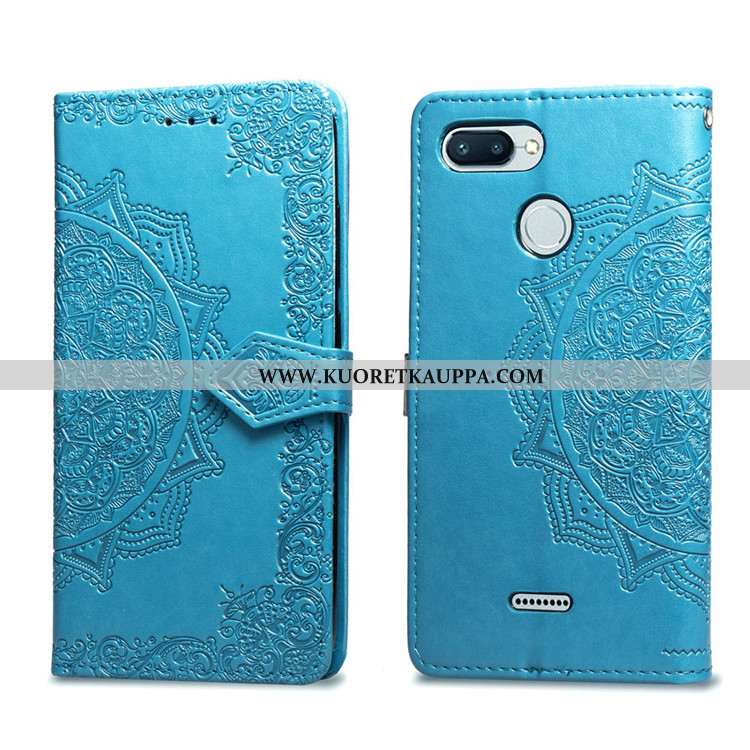 Kuori Xiaomi Redmi 6, Kuoret Xiaomi Redmi 6, Kotelo Xiaomi Redmi 6 Suojaus Nahkakuori All Inclusive 