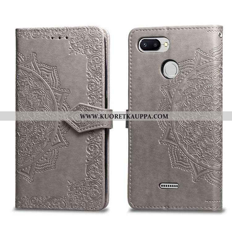 Kuori Xiaomi Redmi 6, Kuoret Xiaomi Redmi 6, Kotelo Xiaomi Redmi 6 Suojaus Nahkakuori All Inclusive 