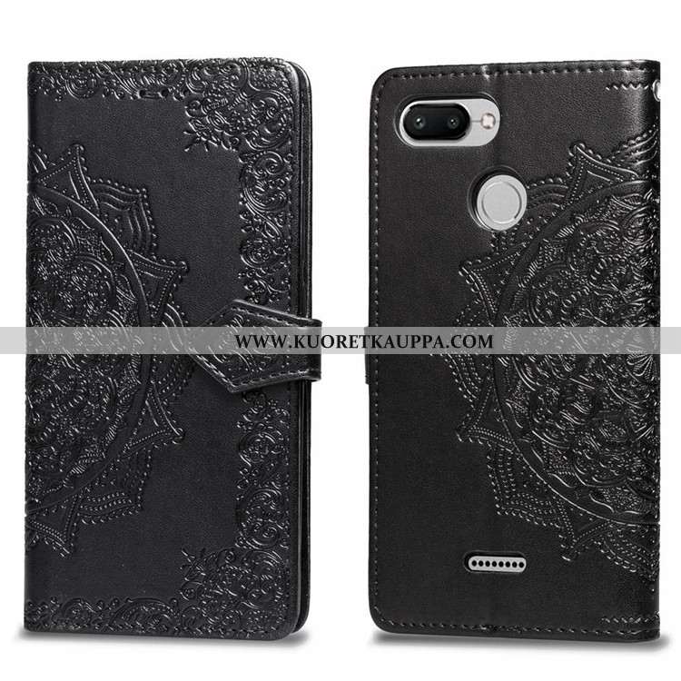 Kuori Xiaomi Redmi 6, Kuoret Xiaomi Redmi 6, Kotelo Xiaomi Redmi 6 Suojaus Nahkakuori All Inclusive 