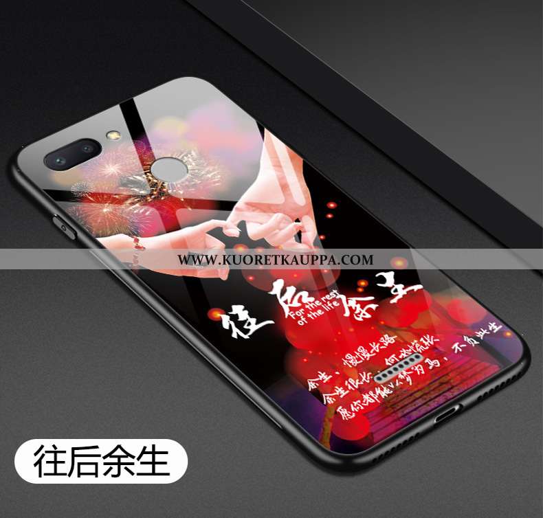 Kuori Xiaomi Redmi 6, Kuoret Xiaomi Redmi 6, Kotelo Xiaomi Redmi 6 Suuntaus Pehmeä Neste Lasi Siliko