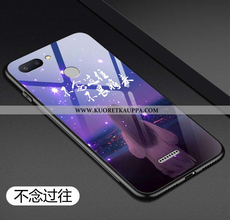Kuori Xiaomi Redmi 6, Kuoret Xiaomi Redmi 6, Kotelo Xiaomi Redmi 6 Suuntaus Pehmeä Neste Lasi Siliko