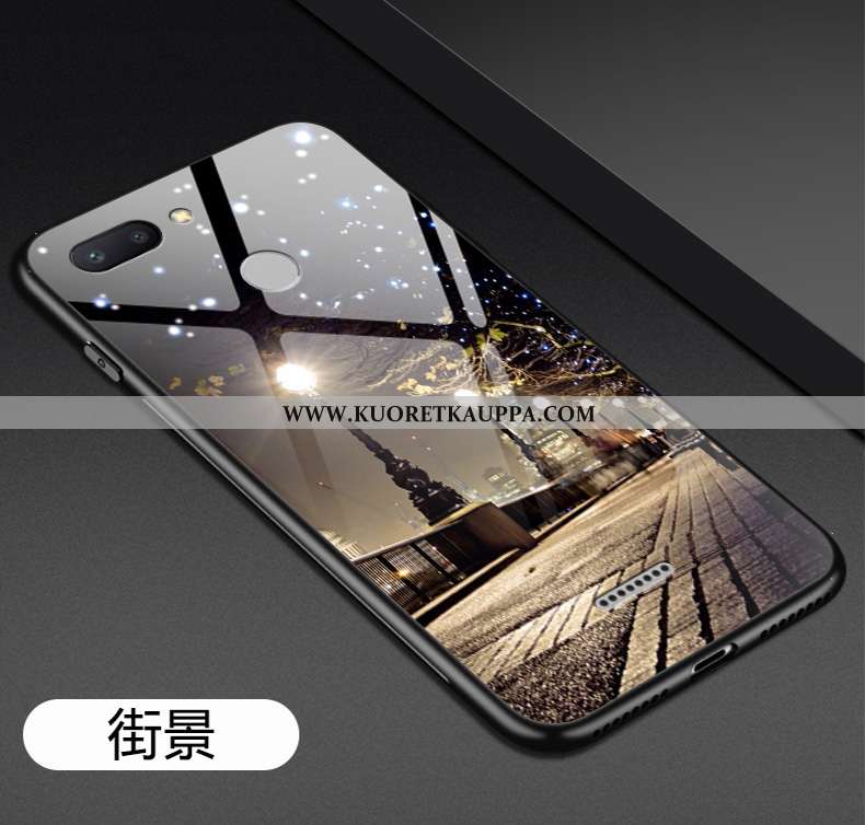 Kuori Xiaomi Redmi 6, Kuoret Xiaomi Redmi 6, Kotelo Xiaomi Redmi 6 Suuntaus Pehmeä Neste Lasi Siliko