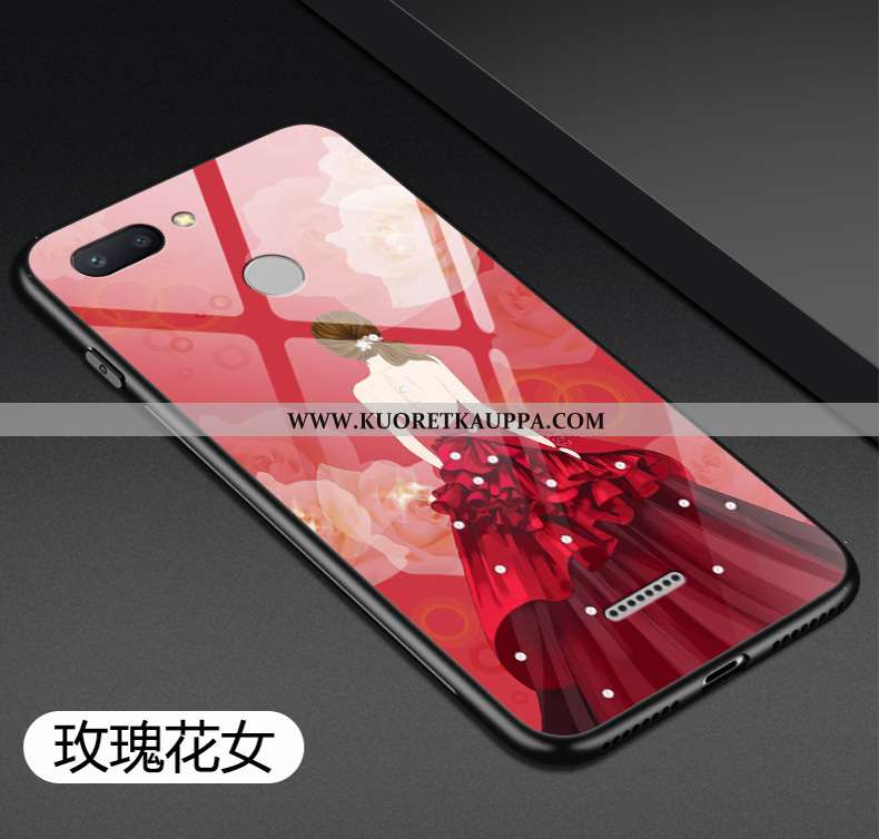 Kuori Xiaomi Redmi 6, Kuoret Xiaomi Redmi 6, Kotelo Xiaomi Redmi 6 Suuntaus Pehmeä Neste Lasi Siliko