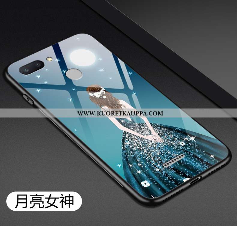 Kuori Xiaomi Redmi 6, Kuoret Xiaomi Redmi 6, Kotelo Xiaomi Redmi 6 Suuntaus Pehmeä Neste Lasi Siliko