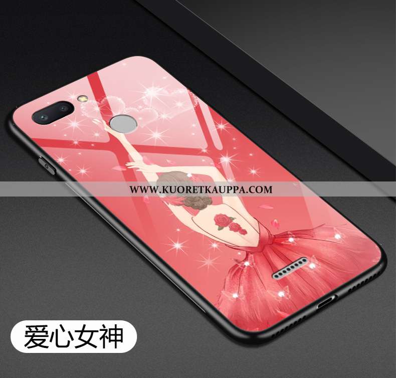 Kuori Xiaomi Redmi 6, Kuoret Xiaomi Redmi 6, Kotelo Xiaomi Redmi 6 Suuntaus Pehmeä Neste Lasi Siliko