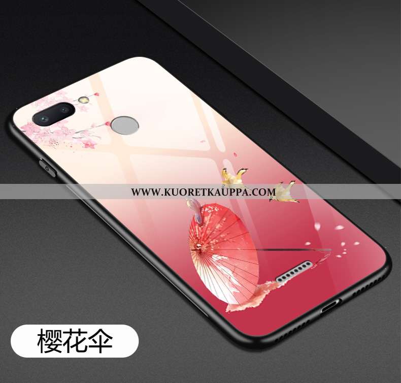 Kuori Xiaomi Redmi 6, Kuoret Xiaomi Redmi 6, Kotelo Xiaomi Redmi 6 Suuntaus Pehmeä Neste Lasi Siliko