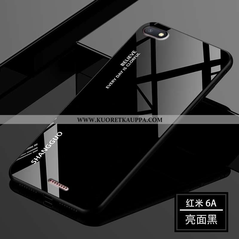 Kuori Xiaomi Redmi 6a, Kuoret Xiaomi Redmi 6a, Kotelo Xiaomi Redmi 6a Lasi Suuntaus Sininen Murtumat