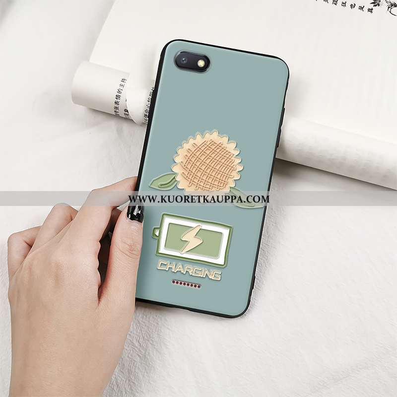 Kuori Xiaomi Redmi 6a, Kuoret Xiaomi Redmi 6a, Kotelo Xiaomi Redmi 6a Suojaus Pesty Suede Punainen K