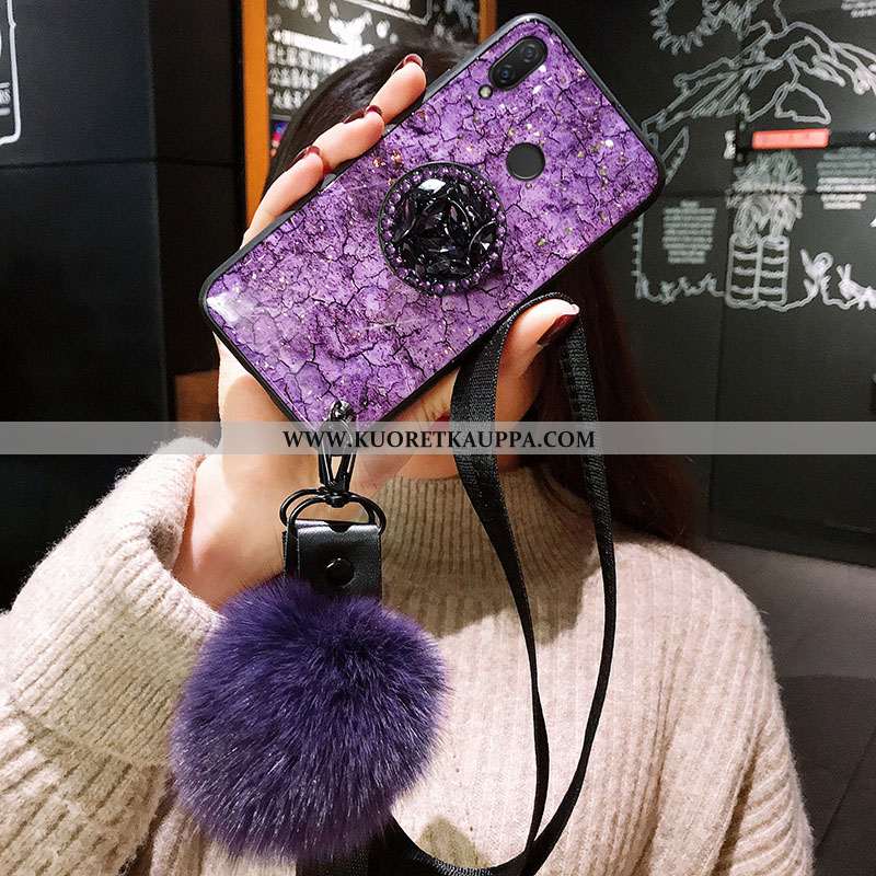 Kuori Xiaomi Redmi 7, Kuoret Xiaomi Redmi 7, Kotelo Xiaomi Redmi 7 Ultra Pehmeä Neste Violetti Punai