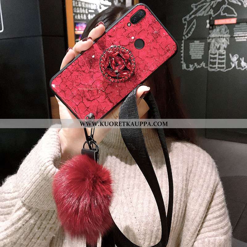 Kuori Xiaomi Redmi 7, Kuoret Xiaomi Redmi 7, Kotelo Xiaomi Redmi 7 Ultra Pehmeä Neste Violetti Punai