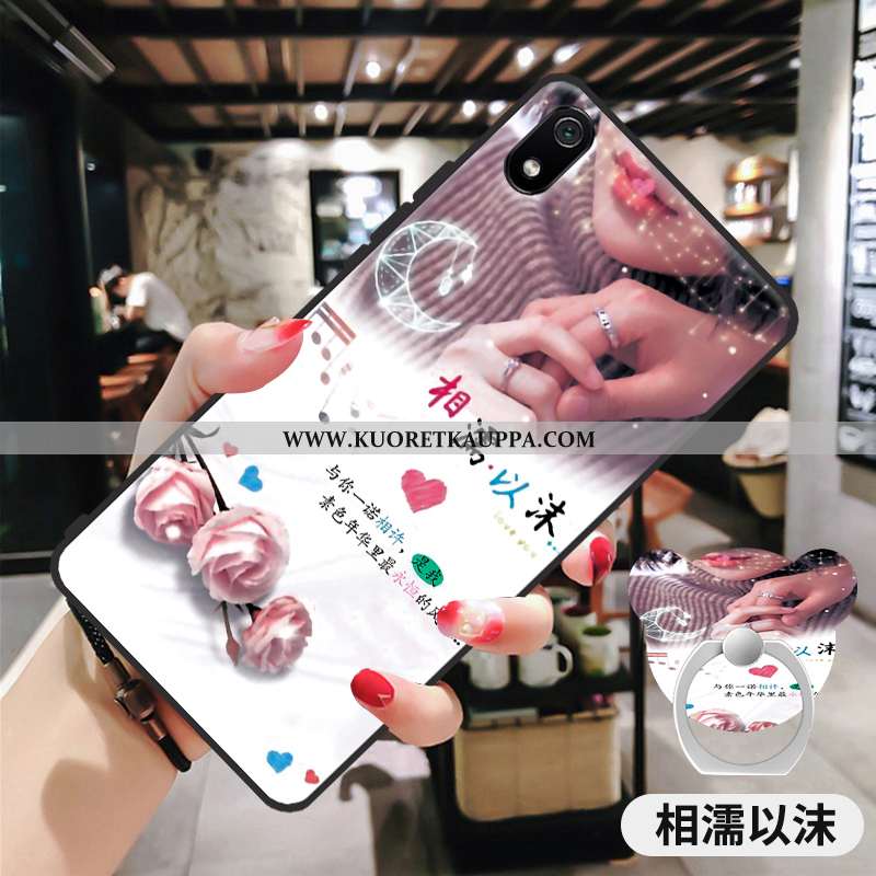 Kuori Xiaomi Redmi 7a, Kuoret Xiaomi Redmi 7a, Kotelo Xiaomi Redmi 7a Pesty Suede Sarjakuva Punainen