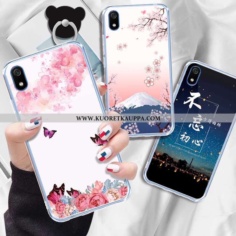 Kuori Xiaomi Redmi 7a, Kuoret Xiaomi Redmi 7a, Kotelo Xiaomi Redmi 7a Sarjakuva Pehmeä Neste Punaine