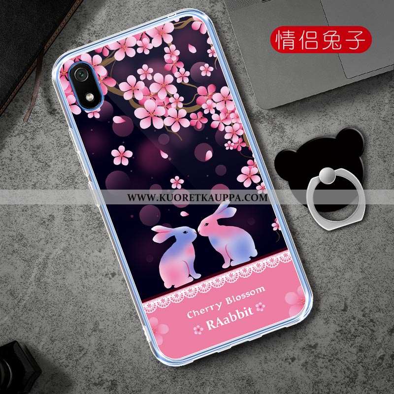 Kuori Xiaomi Redmi 7a, Kuoret Xiaomi Redmi 7a, Kotelo Xiaomi Redmi 7a Sarjakuva Pehmeä Neste Punaine