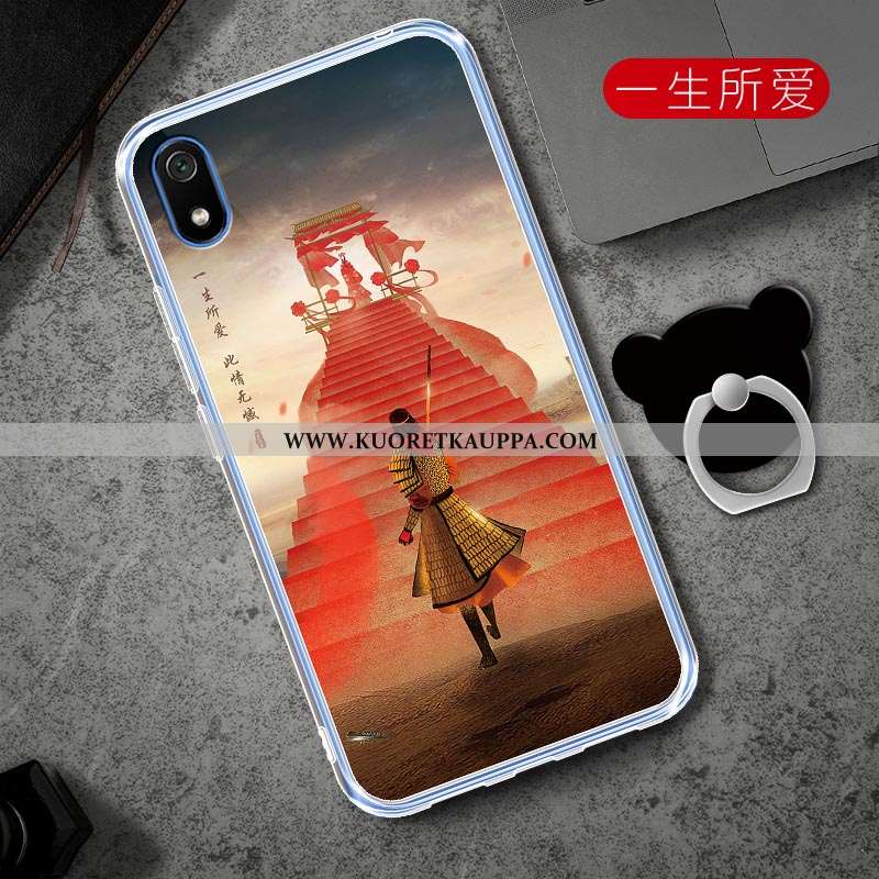 Kuori Xiaomi Redmi 7a, Kuoret Xiaomi Redmi 7a, Kotelo Xiaomi Redmi 7a Sarjakuva Pehmeä Neste Punaine