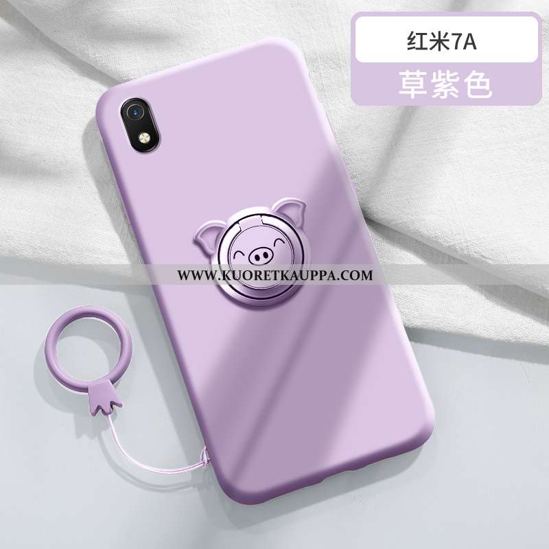 Kuori Xiaomi Redmi 7a, Kuoret Xiaomi Redmi 7a, Kotelo Xiaomi Redmi 7a Valo Silikoni Violetti Persoon