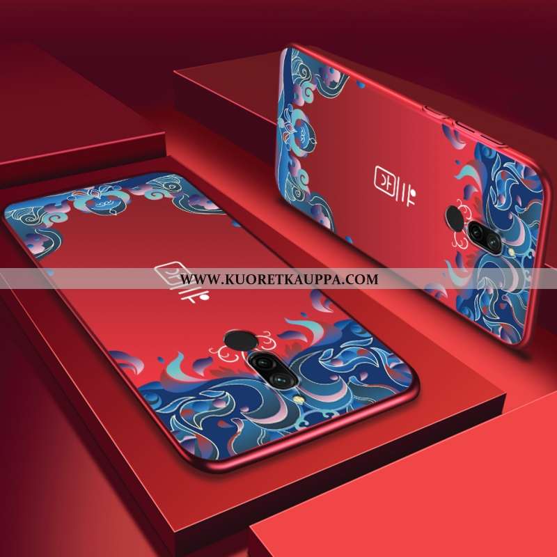 Kuori Xiaomi Redmi 8, Kuoret Xiaomi Redmi 8, Kotelo Xiaomi Redmi 8 Persoonallisuus Pesty Suede Viole