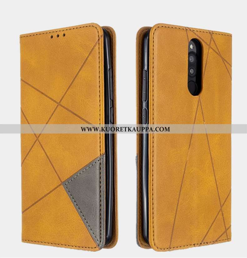 Kuori Xiaomi Redmi 8, Kuoret Xiaomi Redmi 8, Kotelo Xiaomi Redmi 8 Suojaus Nahkakuori Puhelimen Kelt