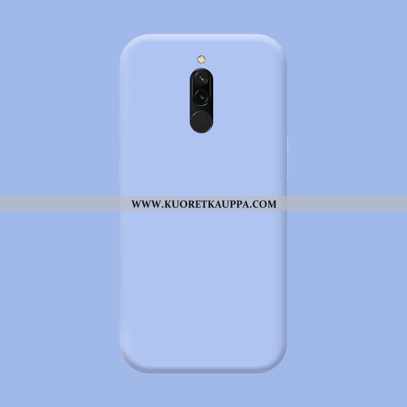 Kuori Xiaomi Redmi 8, Kuoret Xiaomi Redmi 8, Kotelo Xiaomi Redmi 8 Suojaus Pesty Suede Punainen Sini