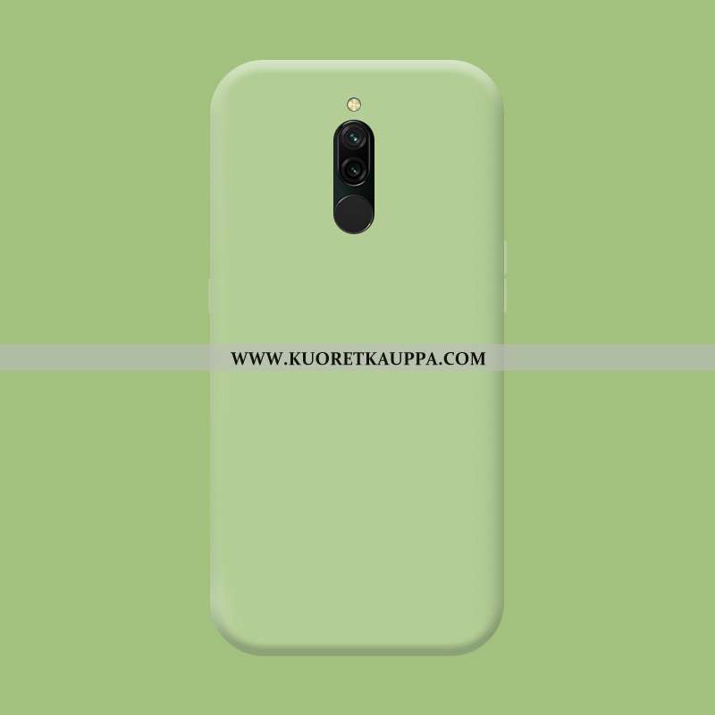 Kuori Xiaomi Redmi 8, Kuoret Xiaomi Redmi 8, Kotelo Xiaomi Redmi 8 Suojaus Pesty Suede Punainen Sini