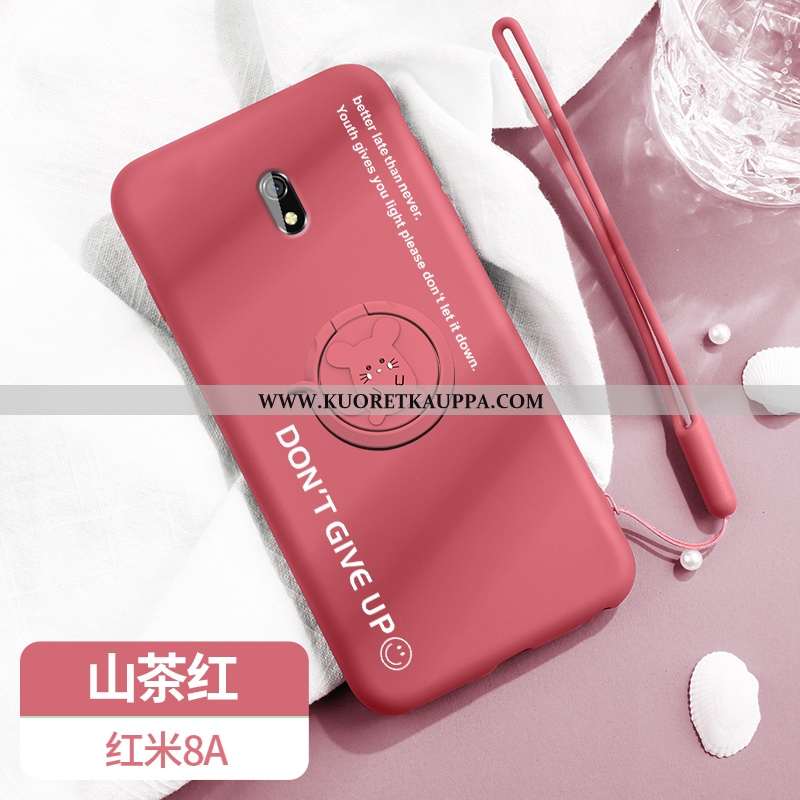 Kuori Xiaomi Redmi 8a, Kuoret Xiaomi Redmi 8a, Kotelo Xiaomi Redmi 8a Pehmeä Neste Silikoni Punainen