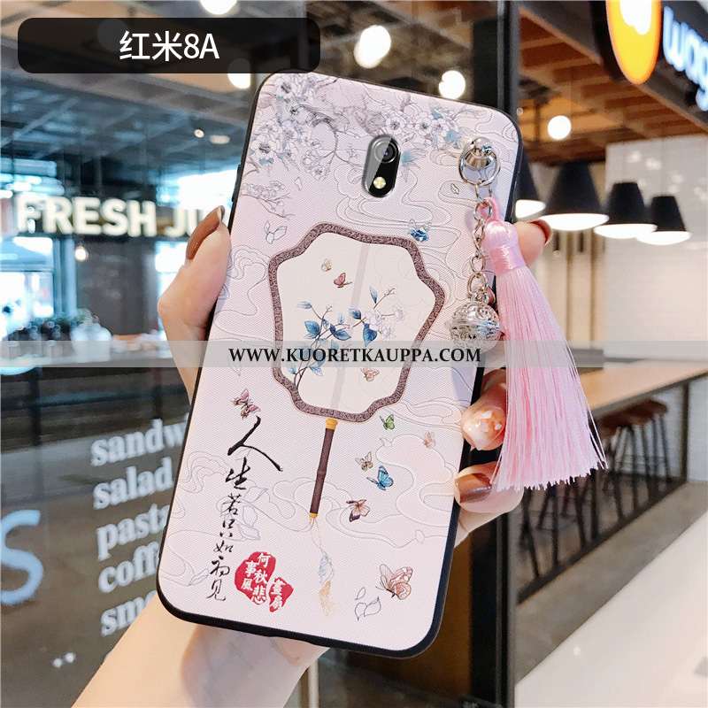 Kuori Xiaomi Redmi 8a, Kuoret Xiaomi Redmi 8a, Kotelo Xiaomi Redmi 8a Silikoni Suojaus Jauhe Pinkki
