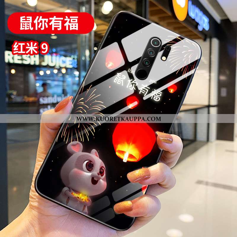 Kuori Xiaomi Redmi 9, Kuoret Xiaomi Redmi 9, Kotelo Xiaomi Redmi 9 Pehmeä Neste Valo Ihana Rotta Pun