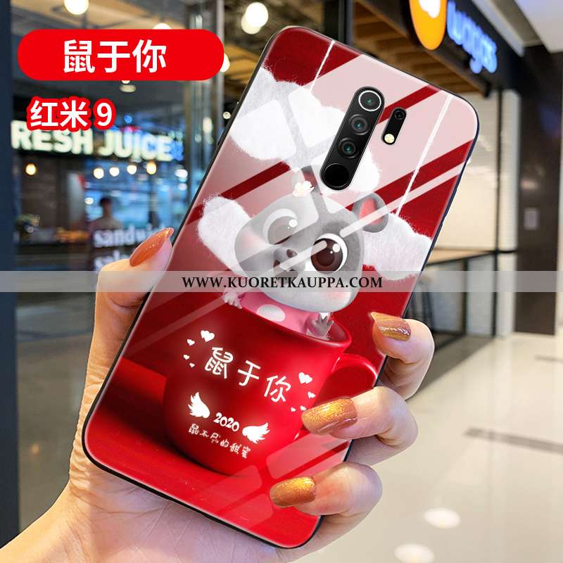 Kuori Xiaomi Redmi 9, Kuoret Xiaomi Redmi 9, Kotelo Xiaomi Redmi 9 Pehmeä Neste Valo Ihana Rotta Pun