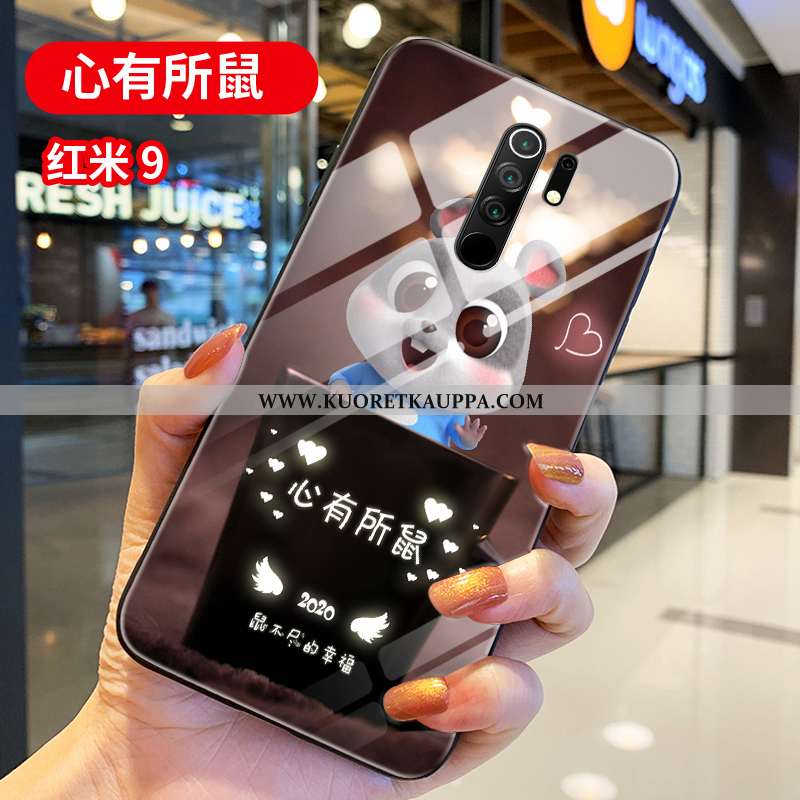 Kuori Xiaomi Redmi 9, Kuoret Xiaomi Redmi 9, Kotelo Xiaomi Redmi 9 Pehmeä Neste Valo Ihana Rotta Pun