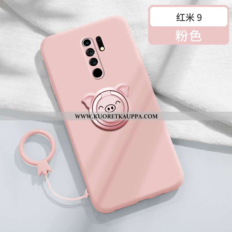 Kuori Xiaomi Redmi 9, Kuoret Xiaomi Redmi 9, Kotelo Xiaomi Redmi 9 Ultra Pehmeä Neste Suuntaus Punai