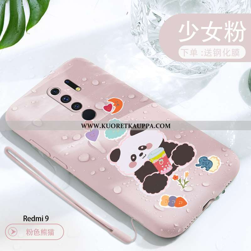 Kuori Xiaomi Redmi 9, Kuoret Xiaomi Redmi 9, Kotelo Xiaomi Redmi 9 Valo Silikoni Sarjakuva Net Red P