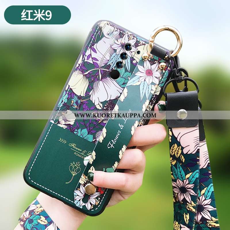 Kuori Xiaomi Redmi 9, Kuoret Xiaomi Redmi 9, Kotelo Xiaomi Redmi 9 Valo Silikoni Ultra Kukka Murtuma