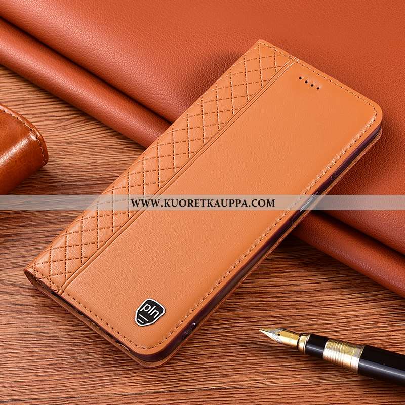 Kuori Xiaomi Redmi 9a, Kuoret Xiaomi Redmi 9a, Kotelo Xiaomi Redmi 9a Aito Nahka Suojaus Punainen Mu