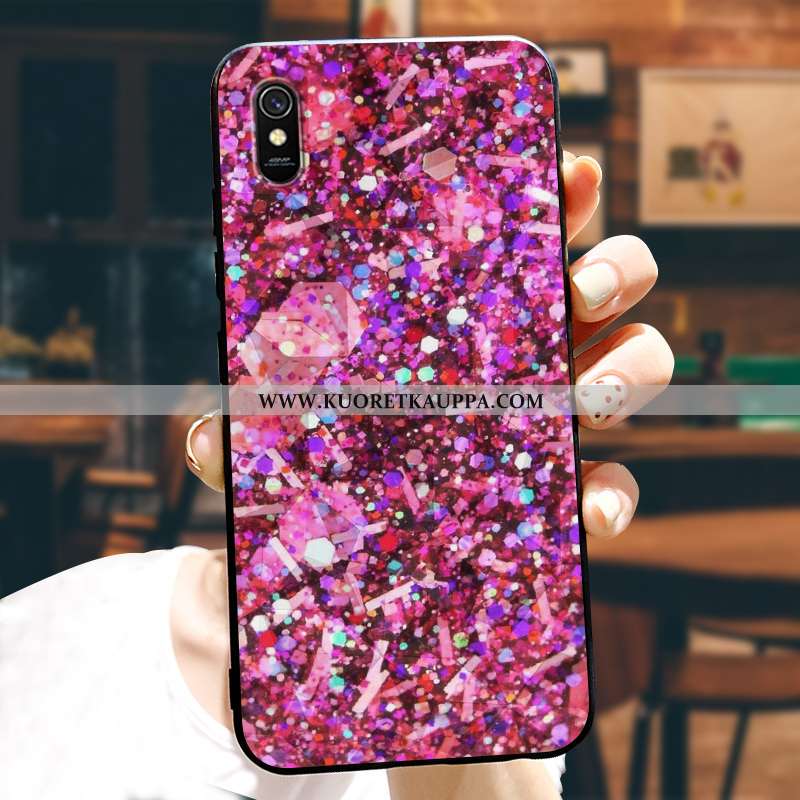 Kuori Xiaomi Redmi 9a, Kuoret Xiaomi Redmi 9a, Kotelo Xiaomi Redmi 9a Kukkakuvio Suuntaus Punainen N