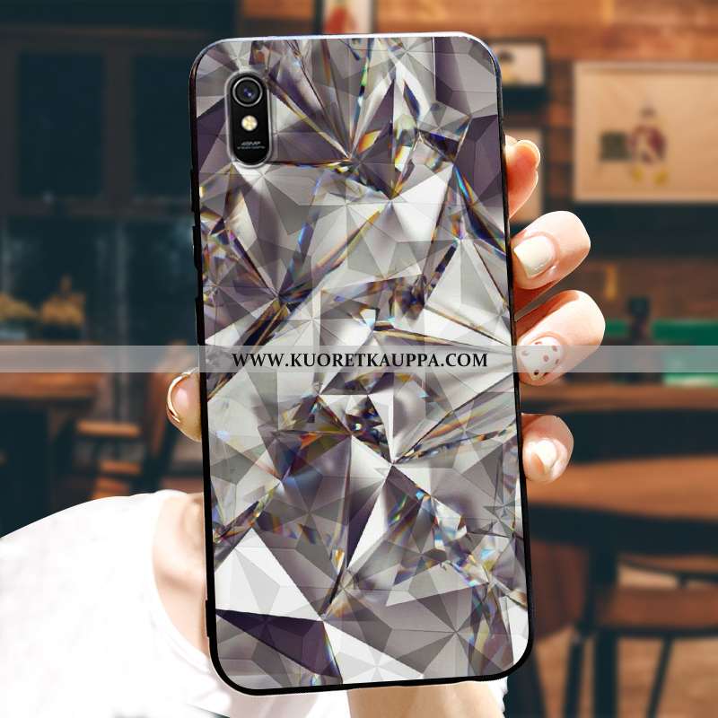 Kuori Xiaomi Redmi 9a, Kuoret Xiaomi Redmi 9a, Kotelo Xiaomi Redmi 9a Kukkakuvio Suuntaus Punainen N