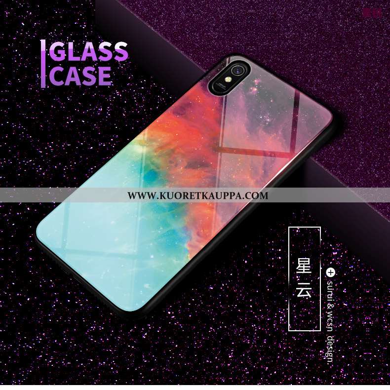 Kuori Xiaomi Redmi 9a, Kuoret Xiaomi Redmi 9a, Kotelo Xiaomi Redmi 9a Lasi Persoonallisuus Punainen 